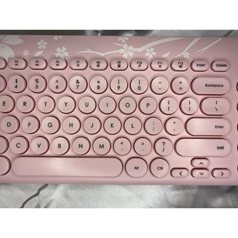 Pink Mytrix USB Wireless Keyboard - No USB Adapter - Parts Only Model KMCS01-1